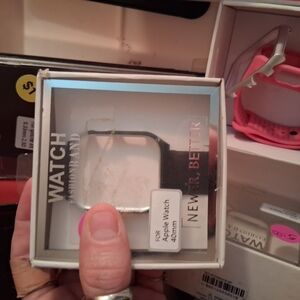 Apple Silver Smartwatch Case Sleek Minimalist Design